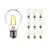 Fordelspakning 10x Noxion Lucent LED E27 Pære filament klar 7W 806lm - 822-827 Dim To Warm | dimbar - erstatter 60W