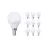 Fordelspakning 10x Noxion Lucent Lustre LED E14 Ball matt 2.5W 250lm - 827 ekstra varm hvit | erstatter 25W
