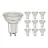 Fordelspakning 10x Noxion PerfectColor LED spot GU10 PAR16 3W 230lm 36D - 927 ekstra varm hvit | beste fargegjengivelse - dimbar - erstatter 35W
