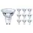 Fordelspakning 10x Philips Corepro LED Spot GU10 PAR16 4.9W 460lm 36D - 830 varm hvit | erstatter 65W
