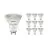 Fordelspakning 10x Noxion PerfectColor LED spot GU10 PAR16 4W 345lm 36D - 930 varm hvit | beste fargegjengivelse - dimbar - erstatter 50W
