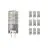 Fordelspakning 10x Osram Parathom LED Pin GY6.35 3.8W 470lm - 827 Ekstra Varm Hvit | Dimbar - Erstatter 40W