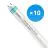 Fordelspakning 10x Philips LED Lysrør T8 MASTER Value (UN) Ultra Output 23W 3700lm - 840 kald hvit | 150cm - erstatter 58W