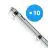 Fordelspakning 10x Noxion LED Lyslister Vanntett Poseidon V3.0 18-30W 2340-4200lm - 830-865 CCT | 120cm - Kabelgjennomføring (5x2.5mm2)