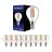 Fordelspakning 10x Noxion Lucent Lustre LED E14 Ball filament klar 4.5W 470lm - 827 ekstra varm hvit | dimbar - erstatter 40W