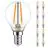 Fordelspakning 10x Noxion Lucent LED E14 Ball filament klar 2.5W 250lm - 827 ekstra varm hvit | erstatter 25W