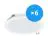 Fordelspakning 6x Philips LED downlight DN065B Metall Hvit 19W 2000lm 110D - 830 varm hvit | 225mm - Utskjæring 200mm - IP20