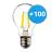 Fordelspakning 100x Noxion Lucent LED E27 Pære filament klar 4.5W 470lm - 840 kald hvit | erstatter 40W