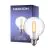 Noxion Lucent Filament LED E27 Globe Klar 7W 806lm - 827 Ekstra Varm Hvit | Dimbar - Erstatter 60W
