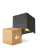 Fordelspakning 4x D'Lite Veggbelysning Elingen Svart Up & Down 4.9W 480lm - 830 Varm Hvit | IP65