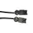 Noxion GST - Kompatibel Forlengelseskabel Svart - Male + Female - 2m - 3 pole 1,5mm2