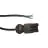 Noxion GST - Kompatibel Strømforsyningskabel Svart - Male + Åpne ender - 0,3m - 3 pole 0,75mm2