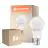 Fordelspakning 6x Ledvance Performance LED Pære B22d Pære matt 8.5W 806lm - 827 ekstra varm hvit | erstatter 60W