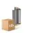 Fordelspakning 10x Nordlux Nico Veggbelysning Aluminium Antrasitt Up & Down | IP54 - Egnet for 2x GU10