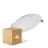 Fordelspakning 4x Ledvance LED Downlight Slim Runde DN155 12W 1020lm 120D - 840 Kald Hvit | 169mm 