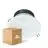 Fordelspakning 4x Philips LED downlight Coreline DN142B Aluminium Hvit 19.2W 2300lm 60D - 830 varm hvit | Utskjæring 200mm - IP20 - Hvit Reflektor