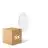 Fordelspakning 5x Ledvance Surface Rund 250 13W 840 960lm Hvit IP44 | med sensor - kald hvit