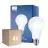 Fordelspakning 4x Philips Classic LED Pære E27 Pære matt 13W 2000lm - 827 ekstra varm hvit | erstatter 120W