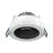 Noxion LED Spot Ares Dyp Hvit 6W 540lm 927-940 3CCT - med Inner Sirkel Svart | Utskjæring 68mm