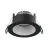 Noxion LED Spot Ares Dyp Svart 6W 540lm 927-940 3CCT - med Inner Sirkel Hvit | Utskjæring 68mm