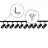 Bright Choice Komplet set 1-Fase Rail L 2 x 2 Meter Svart | incl. 10x Spot + GU10 2700K 3W Dimbar + Endestykke, Strömkontakt og L -Koblingsstykke