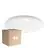 Fordelspakning 4x Noxion LED Vegg - Taklampe Corido V2 Hvit 12/16/20W 2000lm 830-840-865 CCT | IP44 - Bevegelses- og Lyssensor