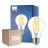 Fordelspakning 10x Philips Master LED E27 Pære Filament Klar 7.2W 1055lm - 922-927 Dim To Warm | Beste Fargegjengivelse - Dimbar - Erstatter 75W