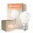 Fordelspakning 10x Ledvance Classic LED E27 Pære Matt 3.4W 470lm - 827 Ekstra Varm Hvit | Dimbar - Erstatter 40W