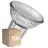 Fordelspakning 10x Ledvance LED Spot GU10 PAR16 8W 750lm 36D - 827 Ekstra Varm Hvit | Erstatter 100W