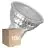 Fordelspakning 10x Ledvance LED Spot GU10 PAR16 6.1W 575lm 60D - 840 Kald Hvit | Erstatter 80W