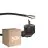 Fordelspakning 50x Noxion Power Strømforsyningskabel Svart - Schuko Europlug + Åpne ender - 5m - 3 pole 0,75mm2