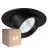Fordelspakning 6x Noxion LED Spot Forza V2 Aluminium Svart 28/32/36/40W - 3300/3700/4100/4500lm 36D - 930-940-957 CCT | 160mm - Utskjæring 145mm - Beste Fargegjengivelse