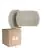 Fordelspakning 6x Nordlux Belir Veggbelysning Metall Brun Up & Down | Egnet for 2x G9
