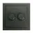EcoDim Dimmerknapp DUO Busch-Jaeger Future Linear incl. Rotary Deksel Tallerken
