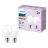 Fordelspakning 2x Philips Pære LED E27 Pære Matt 7W 806lm - 827 Ekstra Varm Hvit