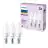 Fordelspakning 3x Philips Pære LED E14 Mignon Matt 5W 470lm - 827 Ekstra Varm Hvit