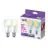 Dobbeltpakke 2x WiZ Smart LED E27 Pære Matt 8W 806lm | Beste Fargegjengivelse - Dimbar - Erstatter 60W