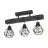 Eglo Taklampe Townshend 5 Stål Tre Svart | IP20 - Egnet for 3x E27 