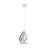 Eglo Pendel Lampe Carlton 1 Stål Hvit Gull | IP20 - Egnet for 1x E27 