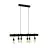 Eglo Pendel Lampe Townshend 6 Stål Svart | IP20 - Egnet for 6x E27 