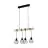 Eglo Pendel Lampe Townshend 5 Stål Tre Svart | IP20 - Egnet for 4x E27 