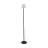 Eglo Gulvlampe Montapalma-L Solar Stål Svart 2W 190lm - 830 Varm Hvit | IP54 - Dimbar - USB-C