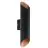 Eglo Veggbelysning Agolada Udendørs Galvanisert Stål Svart Kobber Up & Down 7.4W 660lm - 830 Varm Hvit