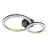 Eglo Taklampe Calliera Stål Svart, Messing 12W 1500lm - 830 Varm Hvit | Dimbar