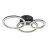 Eglo Taklampe Calliera Stål Svart, Messing 20W 2500lm - 830 Varm Hvit | Dimbar