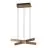 Eglo Connect.Z Smart Pendel Lampe Folcino-Z Stål Bronze, Svart 36W 3720lm - 827-865 Innstillbar Hvit + RGB | Dimbar