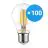 Fordelspakning 100x Noxion Lucent LED E27 Pære filament klar 4.5W 470lm - 822-827 Dim To Warm | dimbar - erstatter 40W