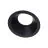 Noxion Innfelt Spot D-round MR16 svart | Utskjæring 70mm - GU10 sokkel