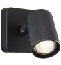 Brilliant Marty Veggbelysning Aluminium Sandete Svart 5W 350lm - 830 Varm Hvit | Inkl. 1x GU10