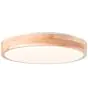Brilliant Slimline Taklampe Metall Tre Plast Hvit 22W 2400lm - 830 Varm Hvit | 345mm